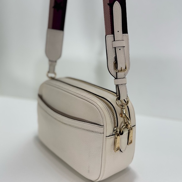 COACH TWO Jes Crossbody Bags One Black AND One Cream Both have a Strap - Picture 4 of 16